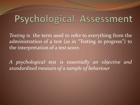 thick description from psychological testing and assessment|Introduction to Psychological Assessment .